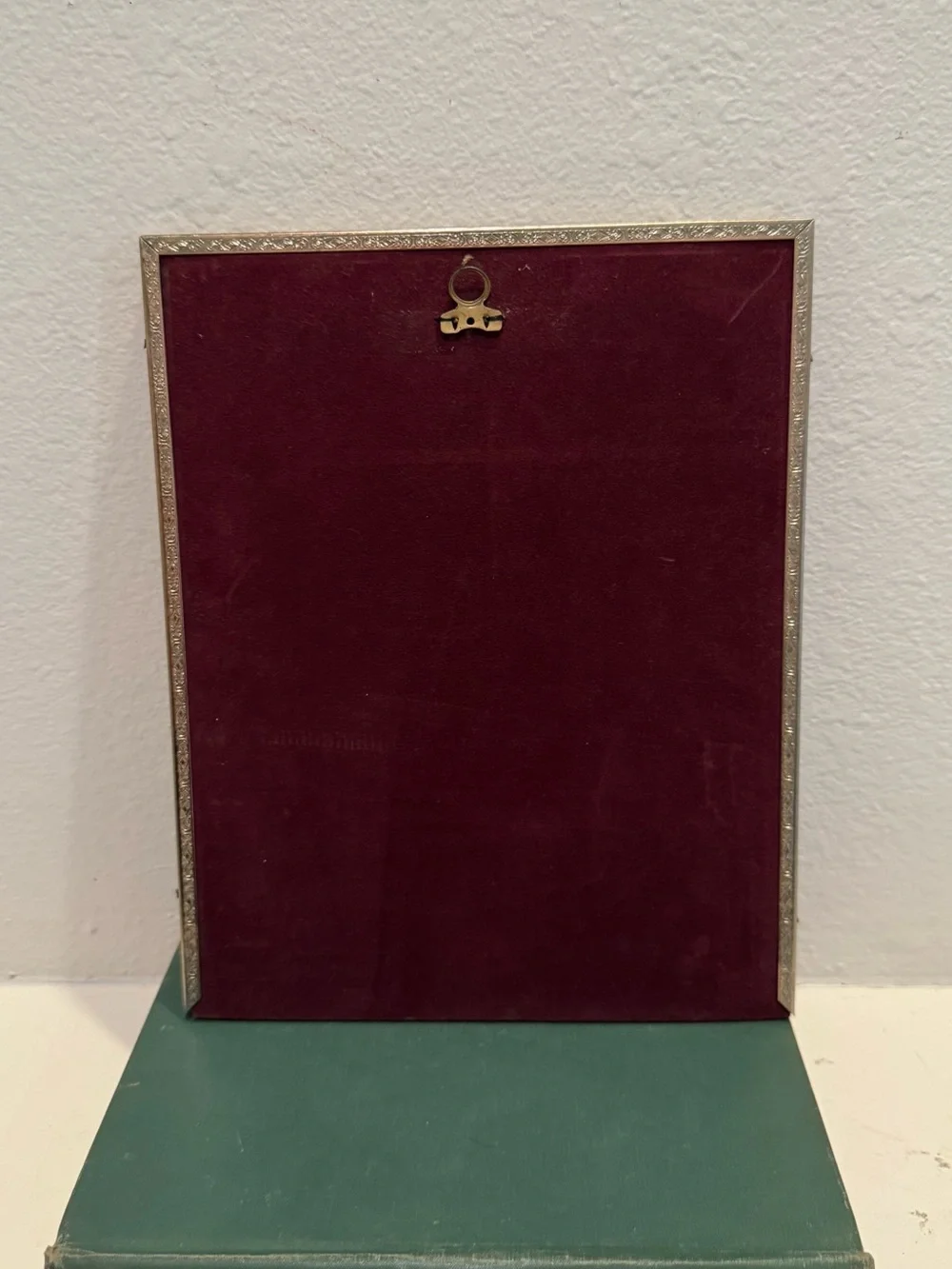 Vintage Brass 8x10 Victorian Style Picture Frame, No easel